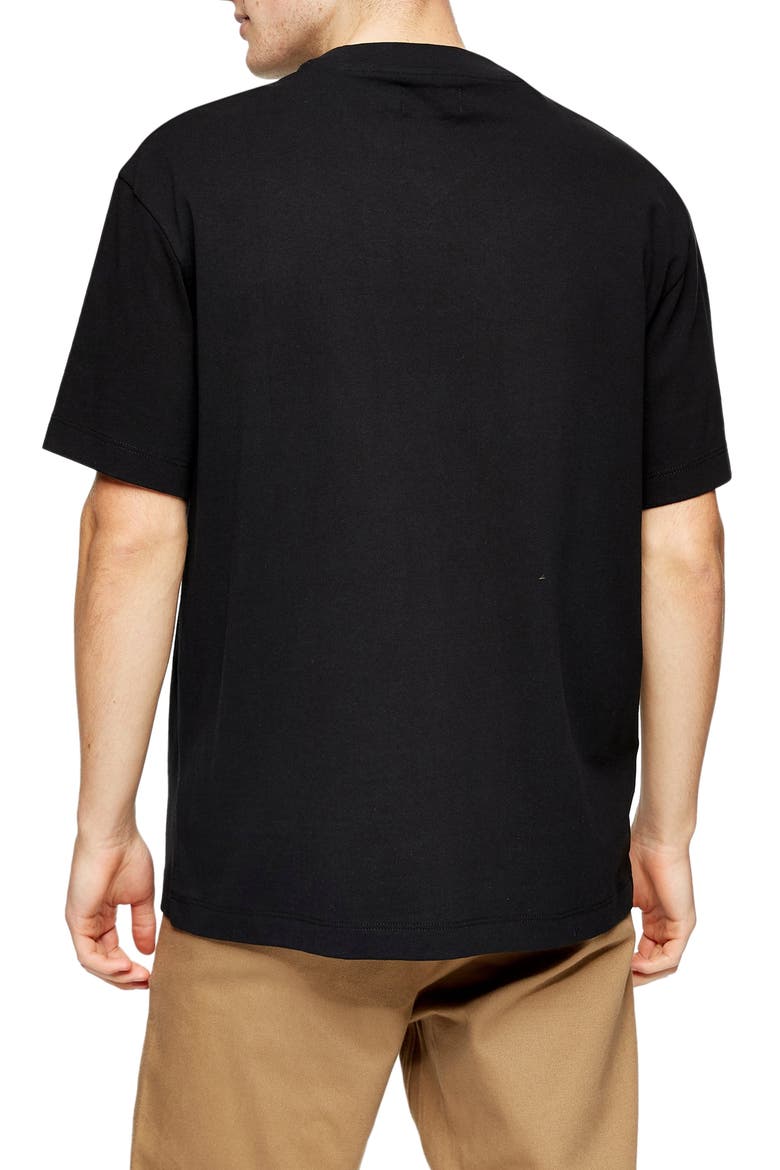Solid V-Neck T-Shirt, Alternate, color, BLACK