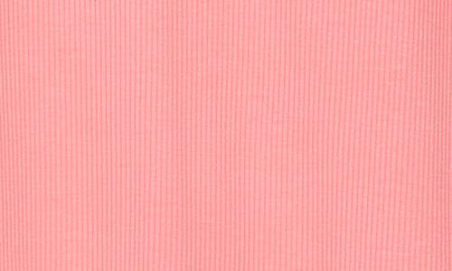 1.state Flutter Sleeve Rib Top In Peach Blossom