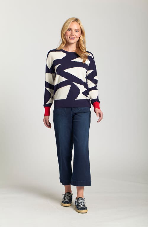 Apny Graphic Pullover In Multi