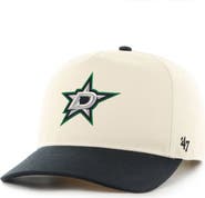 '47 Men's '47 Cream/Black Dallas Stars Logo Hitch Adjustable Hat