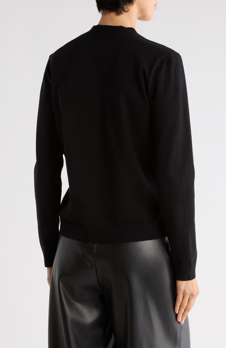 PATRIZIA LUCA V-Neck Sweater, Alternate, color, Black