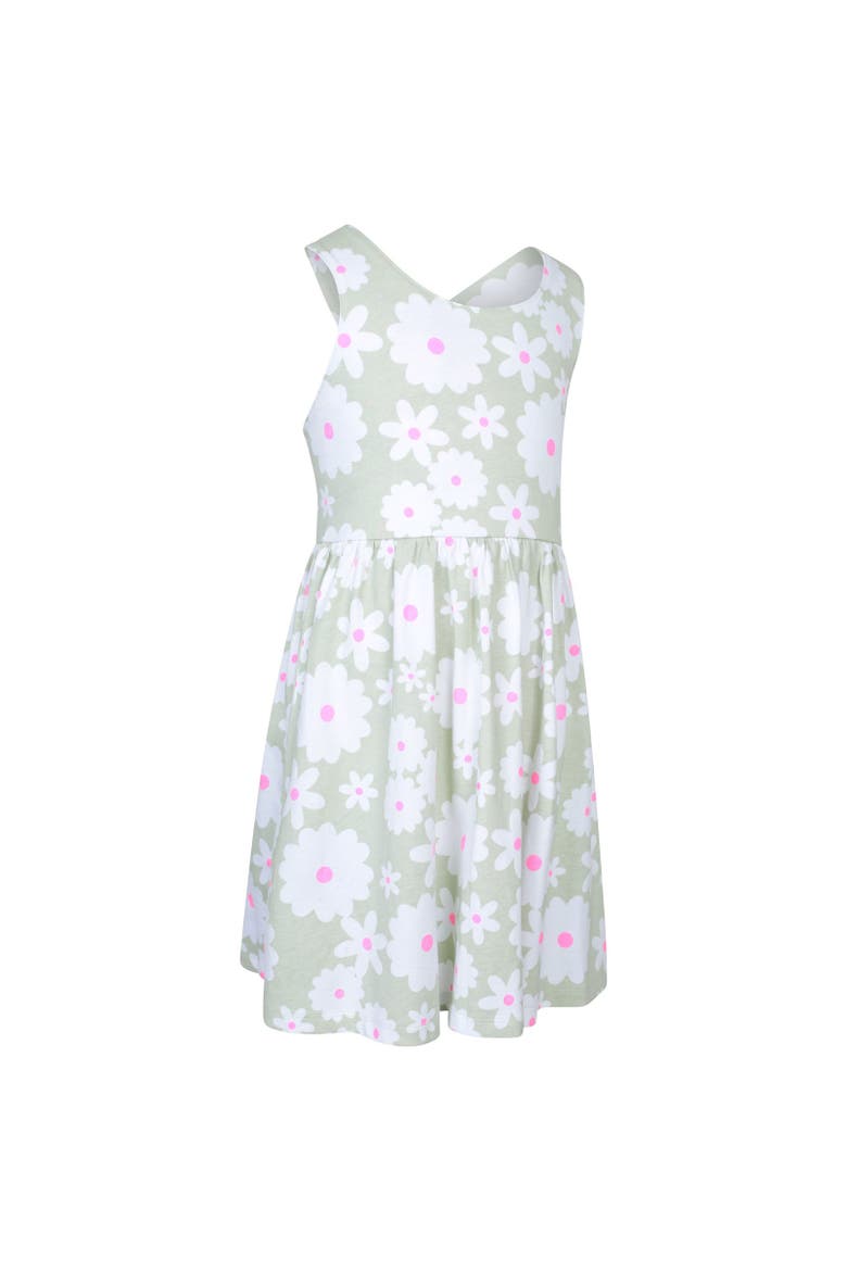 Lana Flowers Cross Back Dress, Alternate, color, Pale Green