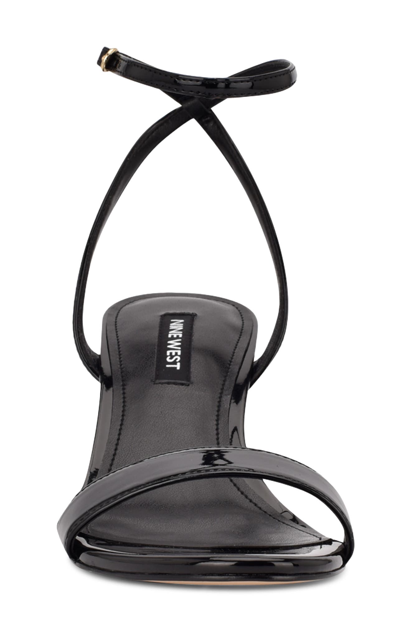 Nine West Anny Sandal, Alternate, color, Black Patent