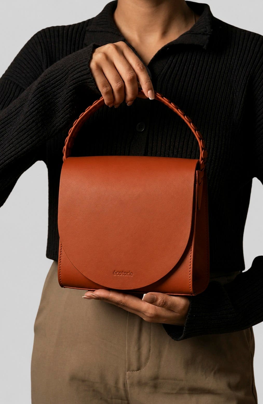 Margaux Leather Crossbody Bag, Alternate, color, RUST