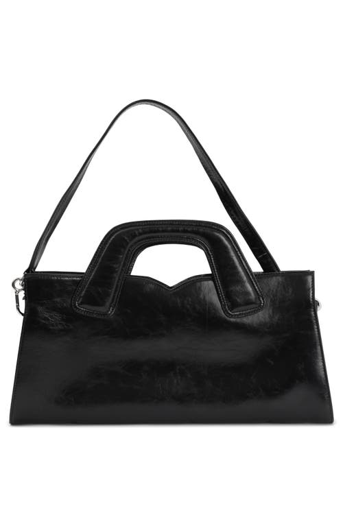 JEFFREY CAMPBELL JEFFREY CAMPBELL LORELAI DOUBLE STRAP LEATHER SATCHEL