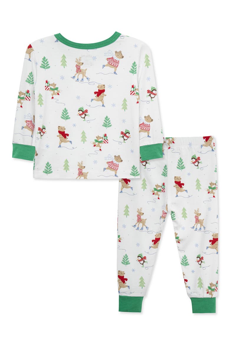 Kids' Arctic Friends Fitted Pajamas, Alternate, color, MULTI