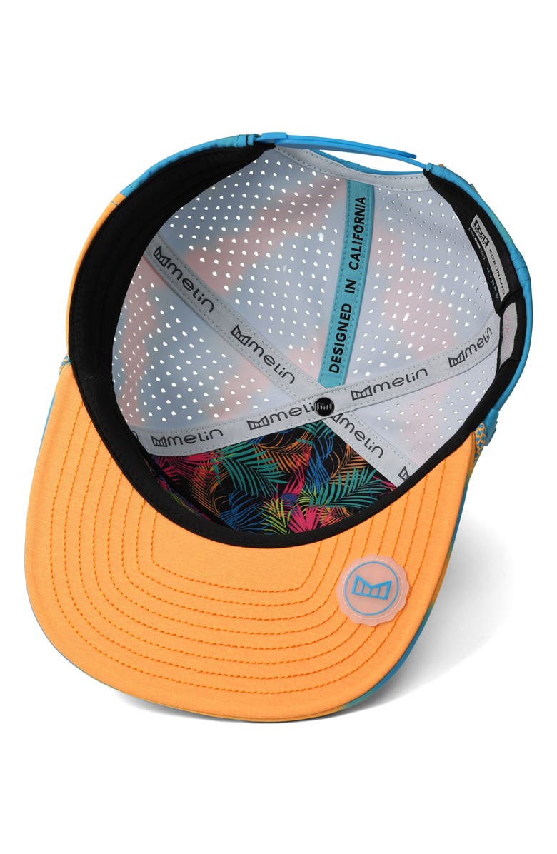 Melin Hydro Coronado Neon Tie Dye Hat, Alternate, color, Turquoise