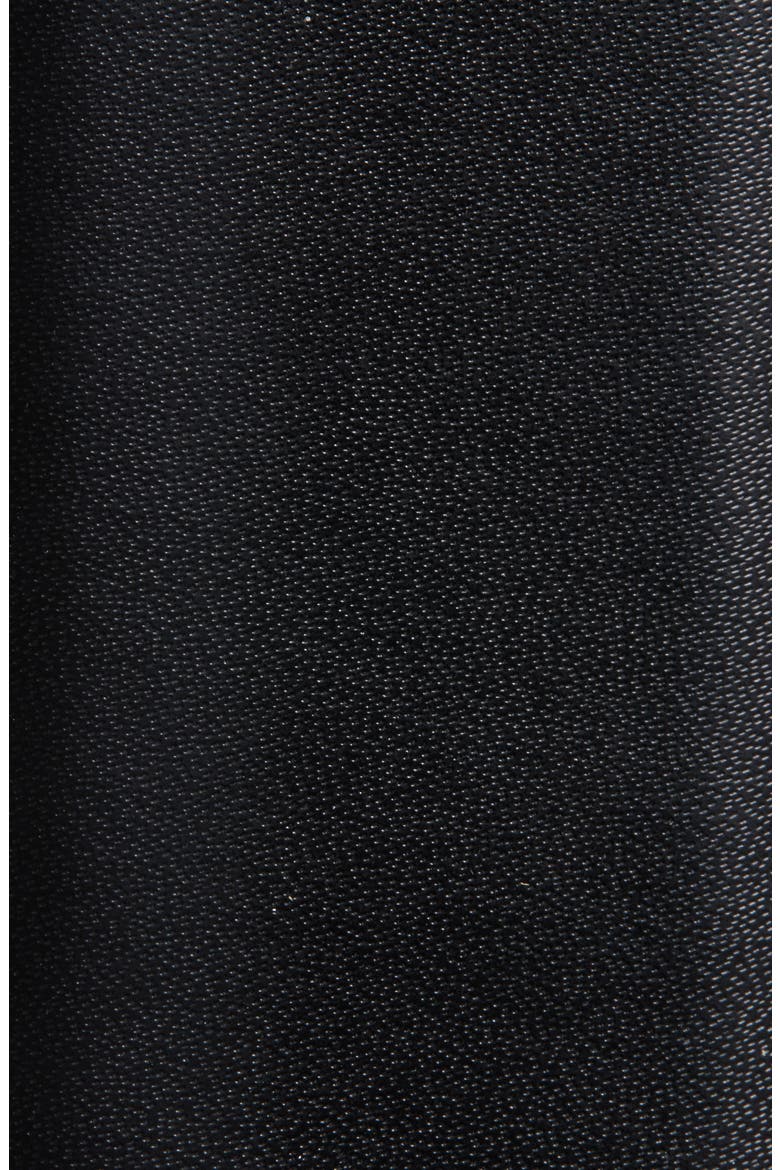 feather edge buckle belt, Alternate, color, BLACK