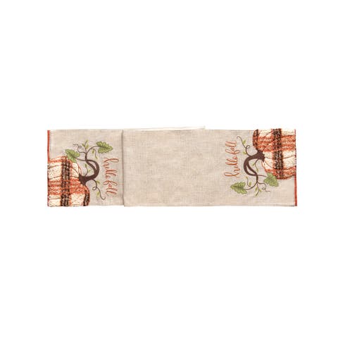 Harvest Time Table Thanksgiving Table Runner 13" x 72"