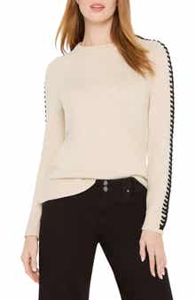 NIC+ZOE Dashing Down Metallic Sweater