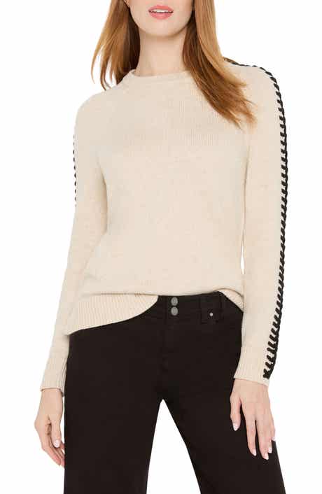 NIC+ZOE Dashing Down Metallic Sweater