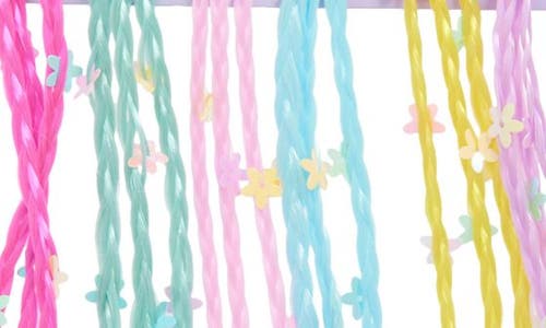 Capelli New York Kids' 6-pack Braided Faux Hair Ponytail Holders