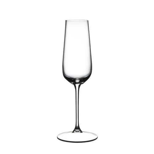 Riedel Grape@ Champagne Flute Wine Glass, Set Of 2, 8 Ounce In Transparent