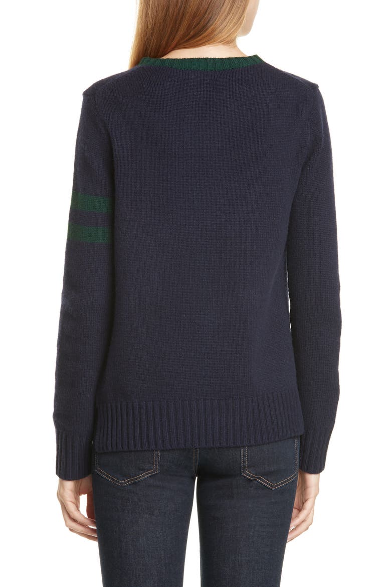 Bear Wool Sweater, Alternate, color, NAVY MULTI