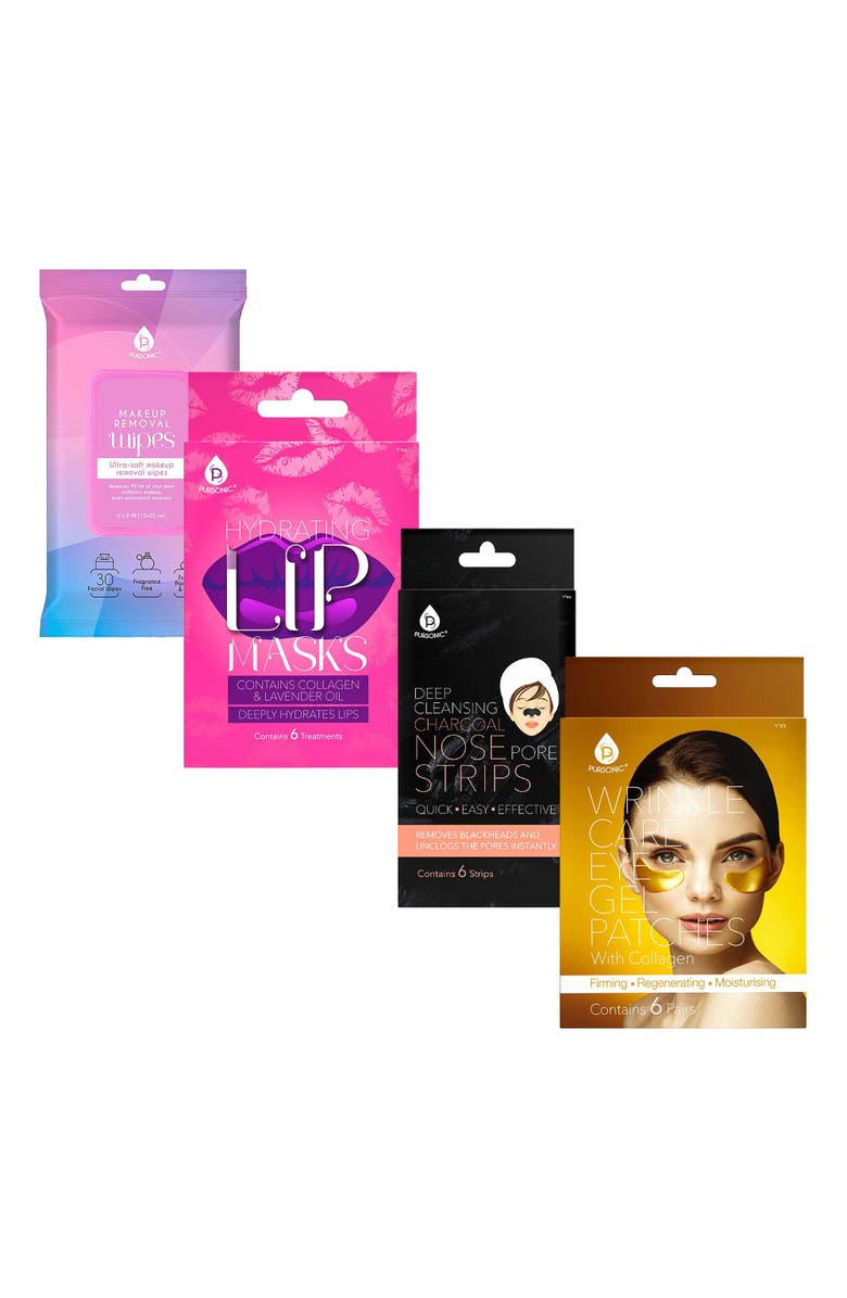 PURSONIC Radiant Skin & Lip Care Bundle, Main, color, Multicolor
