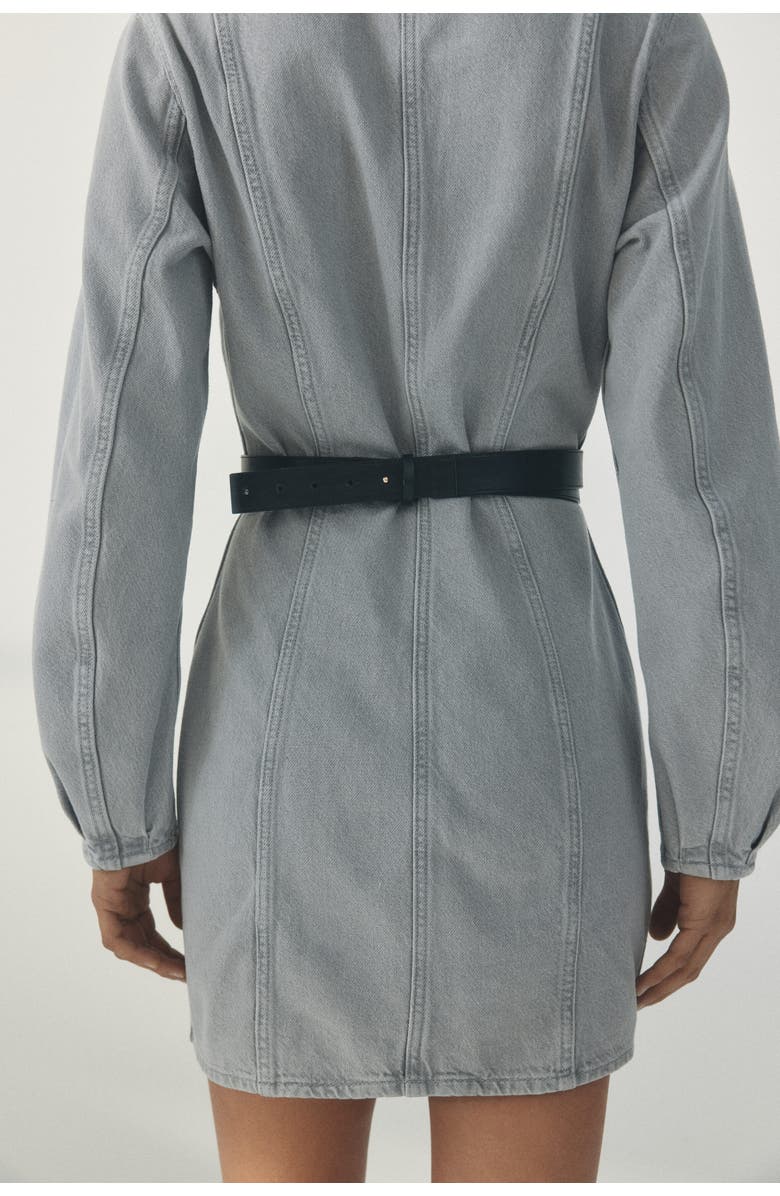 H&M Denim Dress, Alternate, color, 