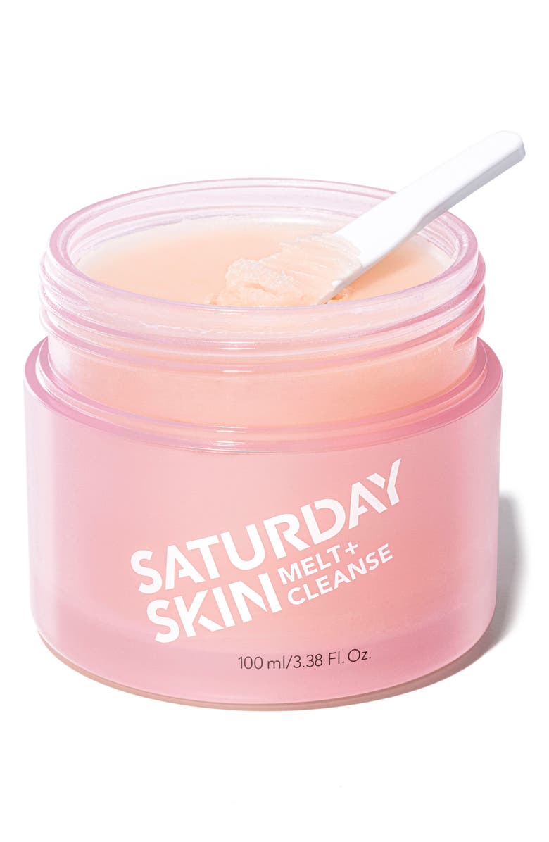 Saturday Skin Melt+Cleanse Makeup Melting Balm, Main, color, 