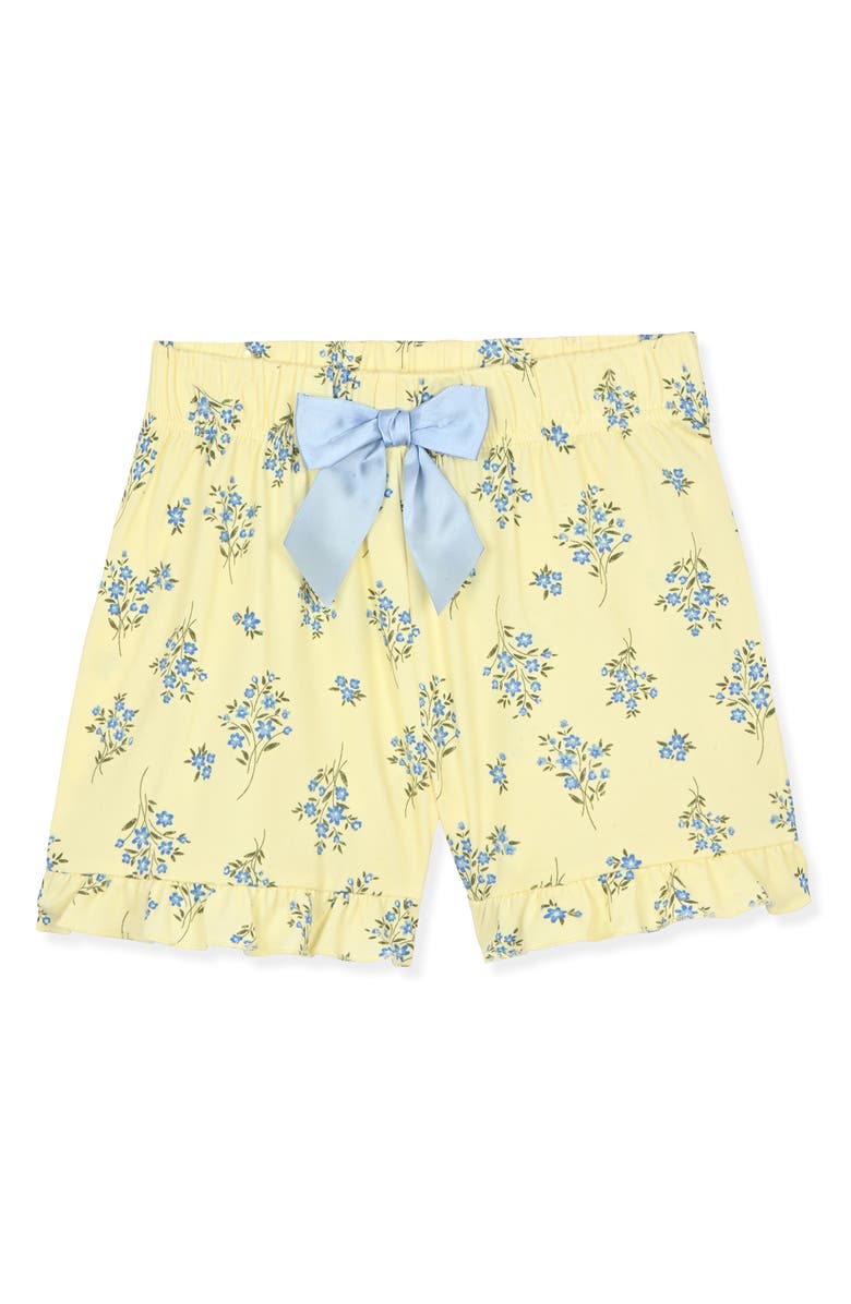 SLEEP ON IT Kids' Two-Piece Coat Short Pajamas & Headband Set, Alternate, color, Yellow