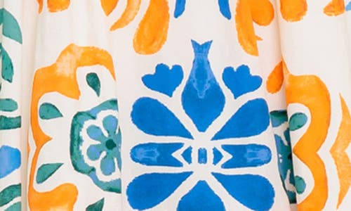 Flying Tomato Print Minidress In White