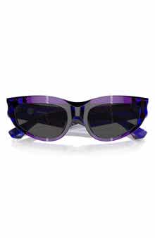 55mm Cat Eye Sunglasses