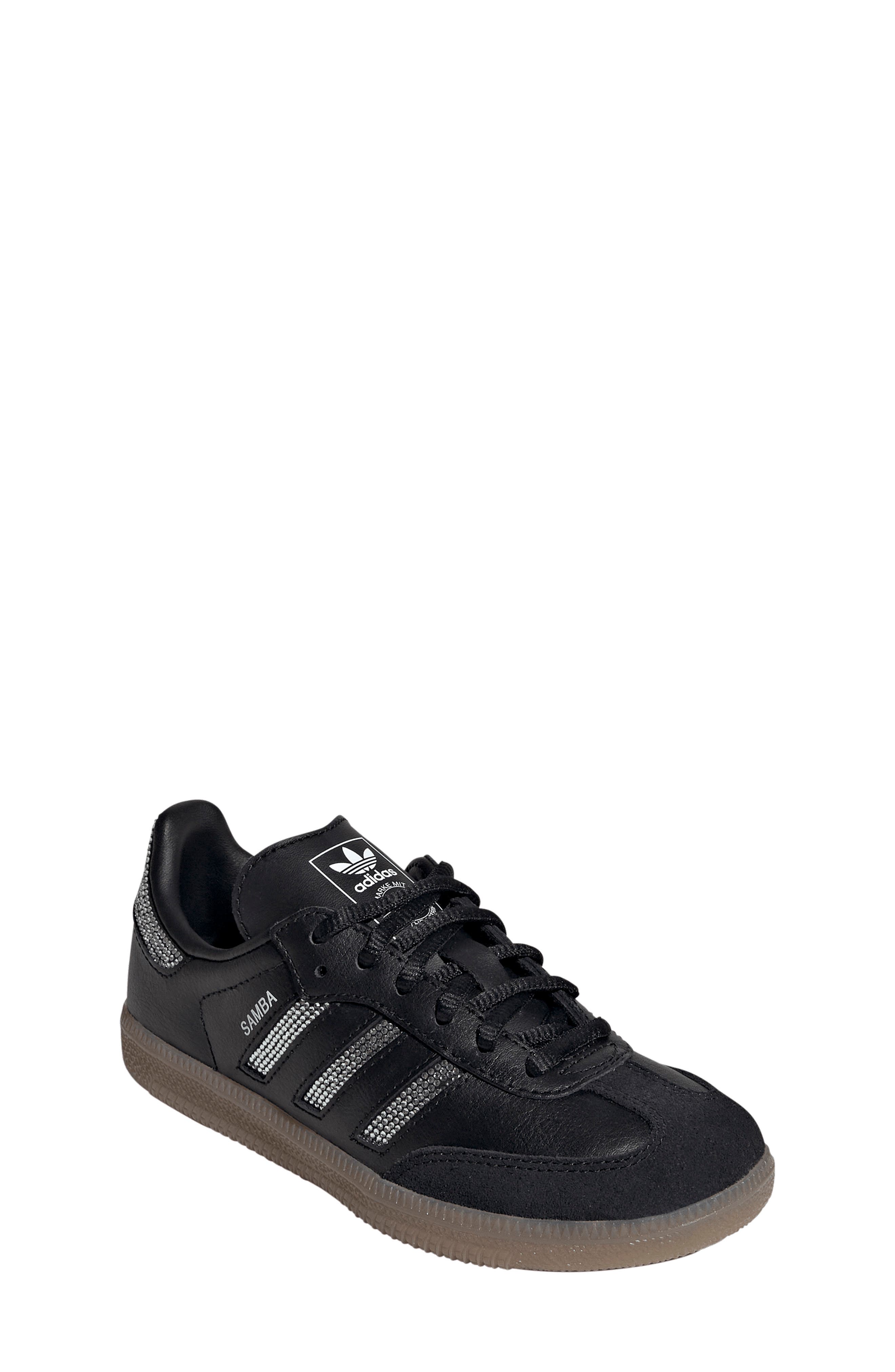 Kids' Samba OG Sneaker, Main, color, CORE BLACK/ SILVER