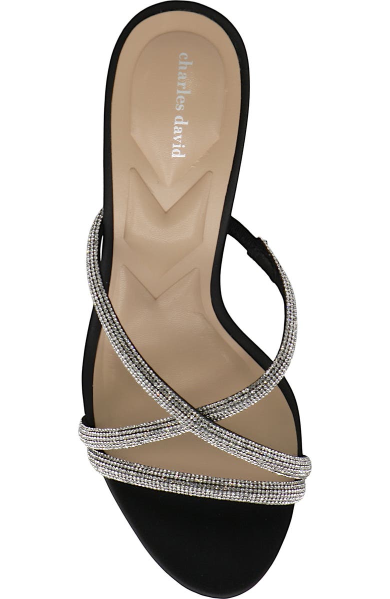 Charles David Carolyn Crystal Embellished Slide Sandal, Alternate, color,