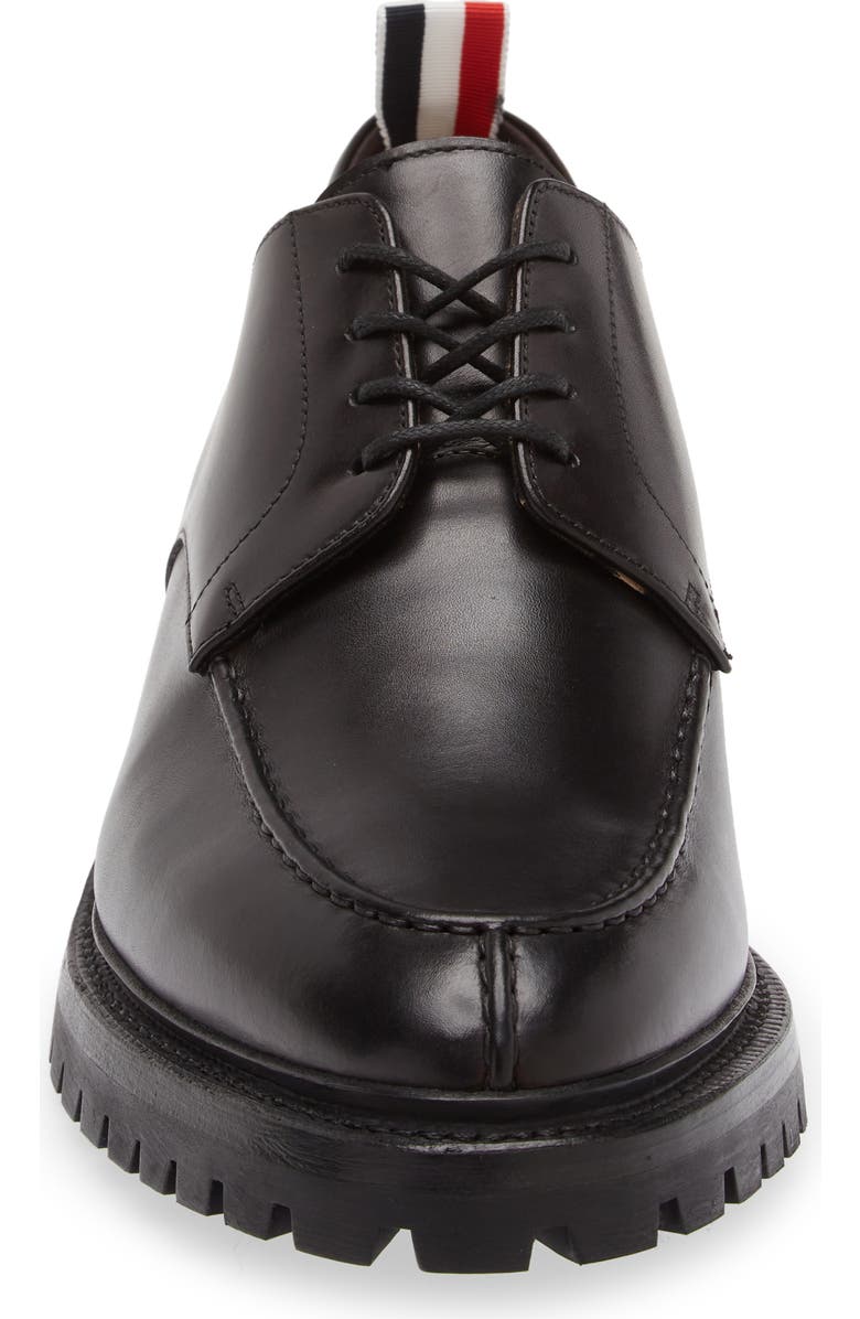 Thom Browne Apron Toe Derby, Alternate, color, Black