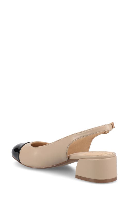 Journee Collection Sammie Slingback Pump In Taupe