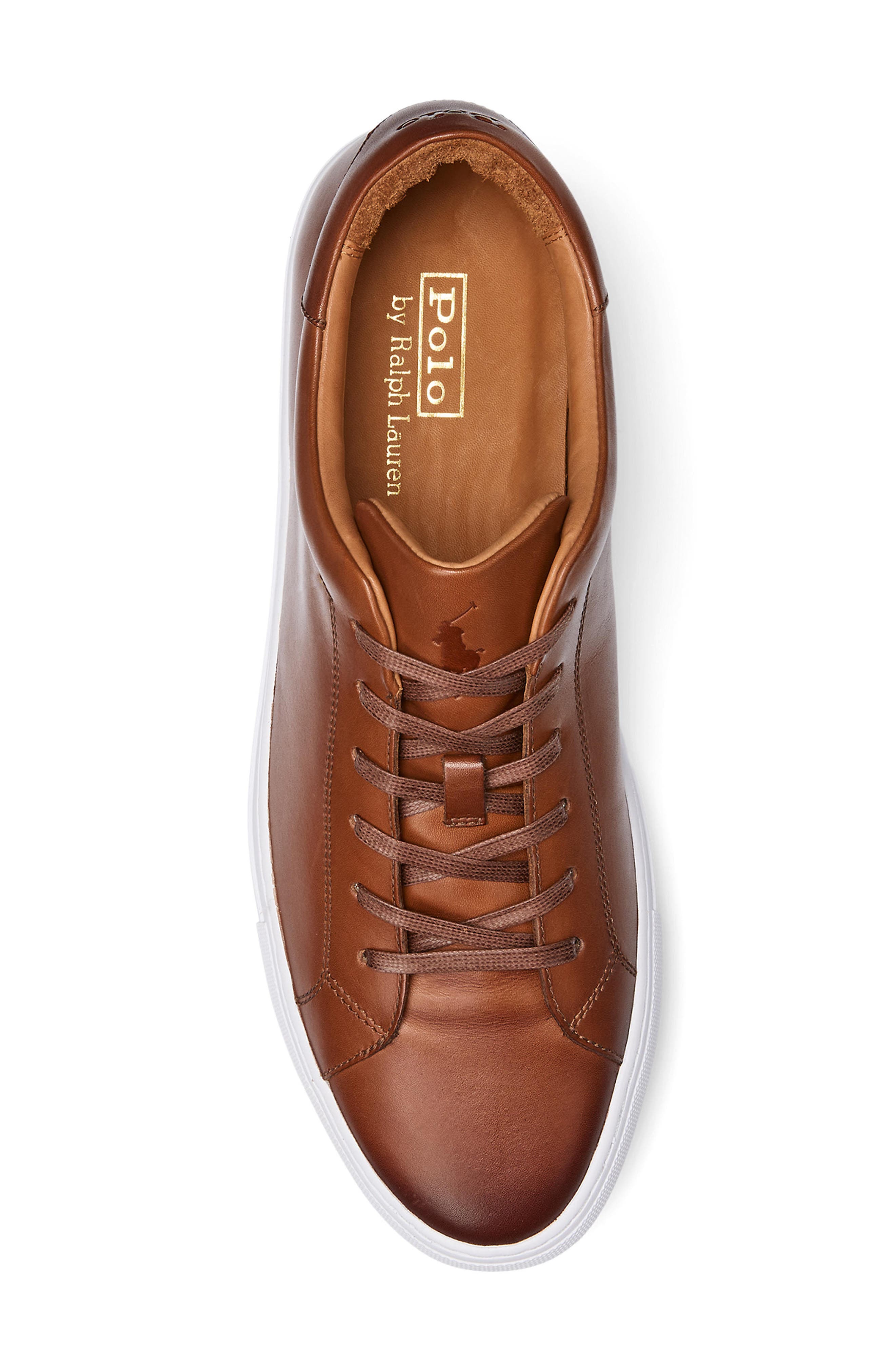 Ralph Lauren Jermain II Sneaker, Alternate, color, Pale Russet