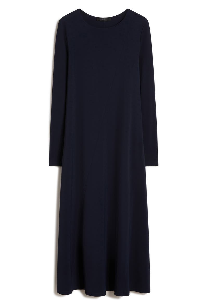 Acro Long Sleeve Jersey Dress, Alternate, color, NAVY