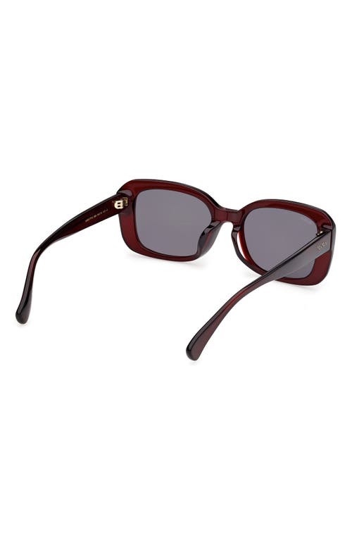 Max Mara 54mm Rectangular Sunglasses In Multi