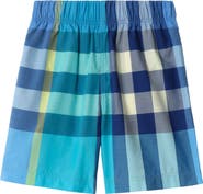 Burberry Check Cotton Shorts