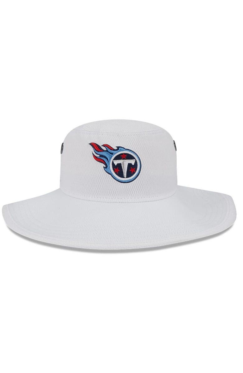 New Era Men's New Era White Tennessee Titans 2023 NFL Training Camp Panama Bucket Hat, Alternate, color, White
