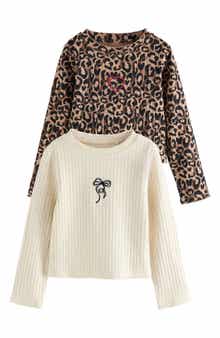 NEXT Kids' 2-Pack Long Sleeve Rib Tees