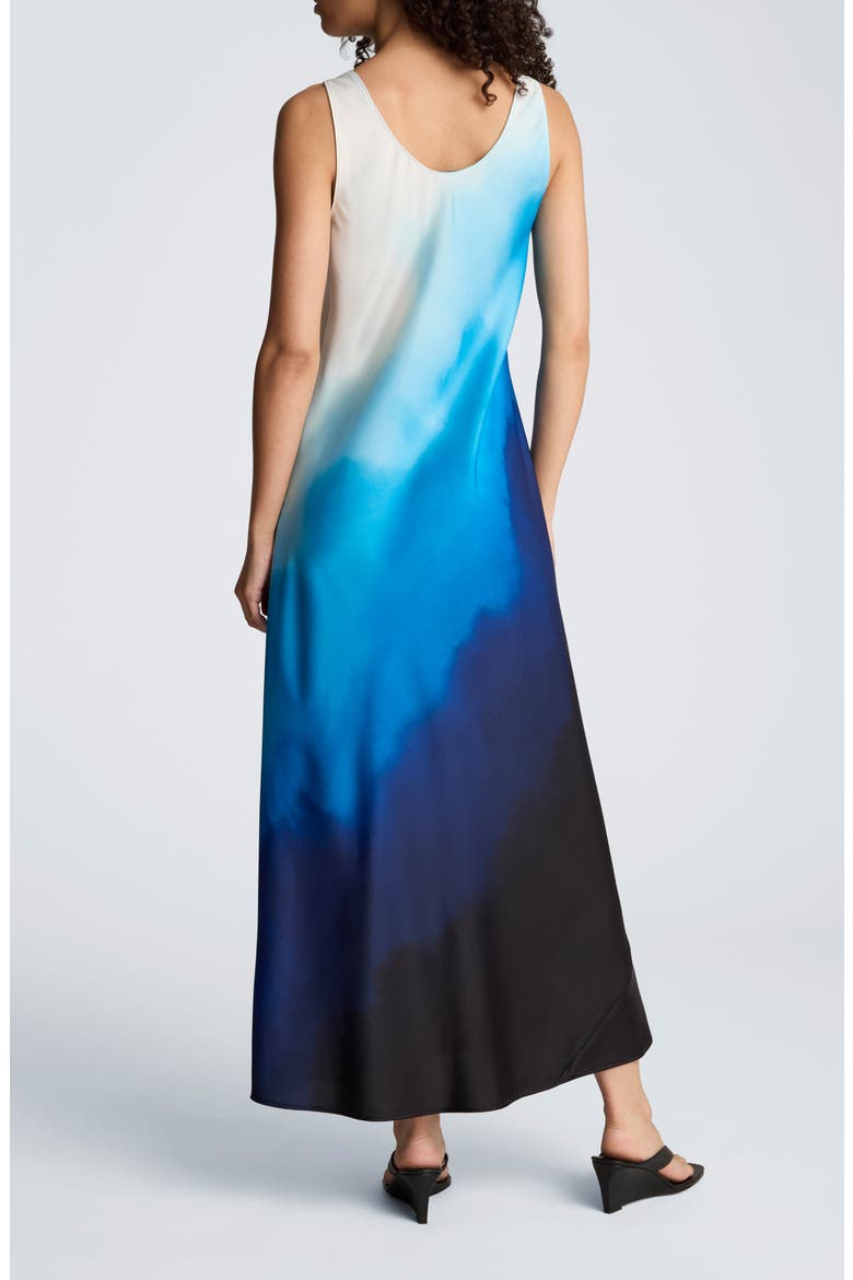 Print Sleeveless Maxi Dress, Alternate, color, LAKE BLUE MULTI