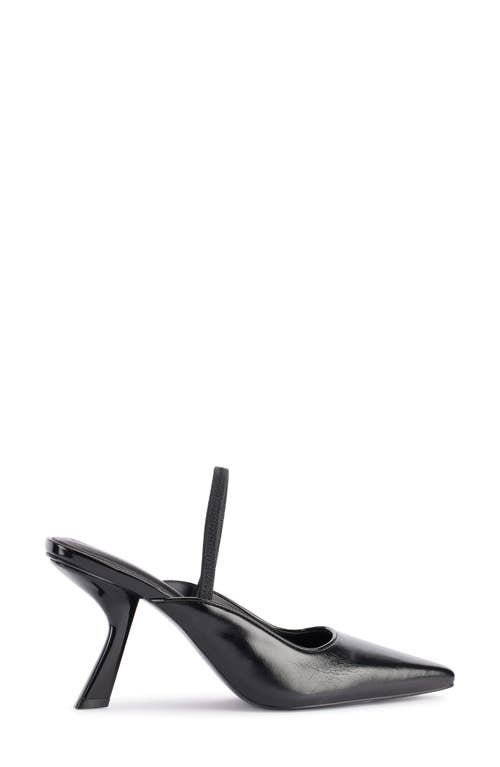 Karl Lagerfeld Keera Mary Jane Mule In Black