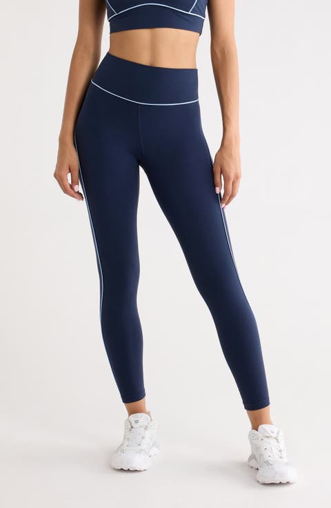 Studio Luxe High Waist 7/8 Piped Leggings