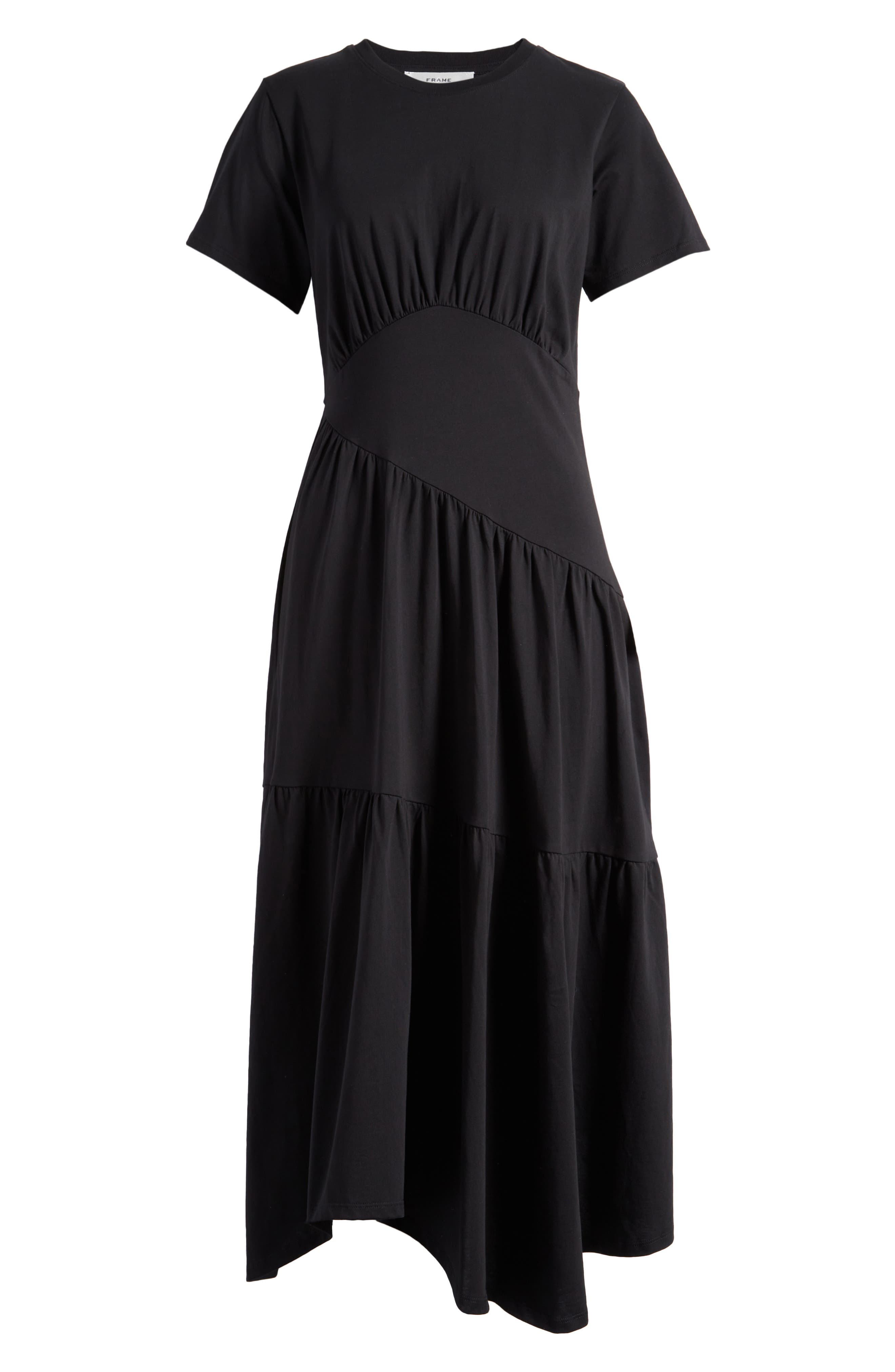 Asymmetric Tiered Ruffle Knit Dress (Women) | Nordstromrack