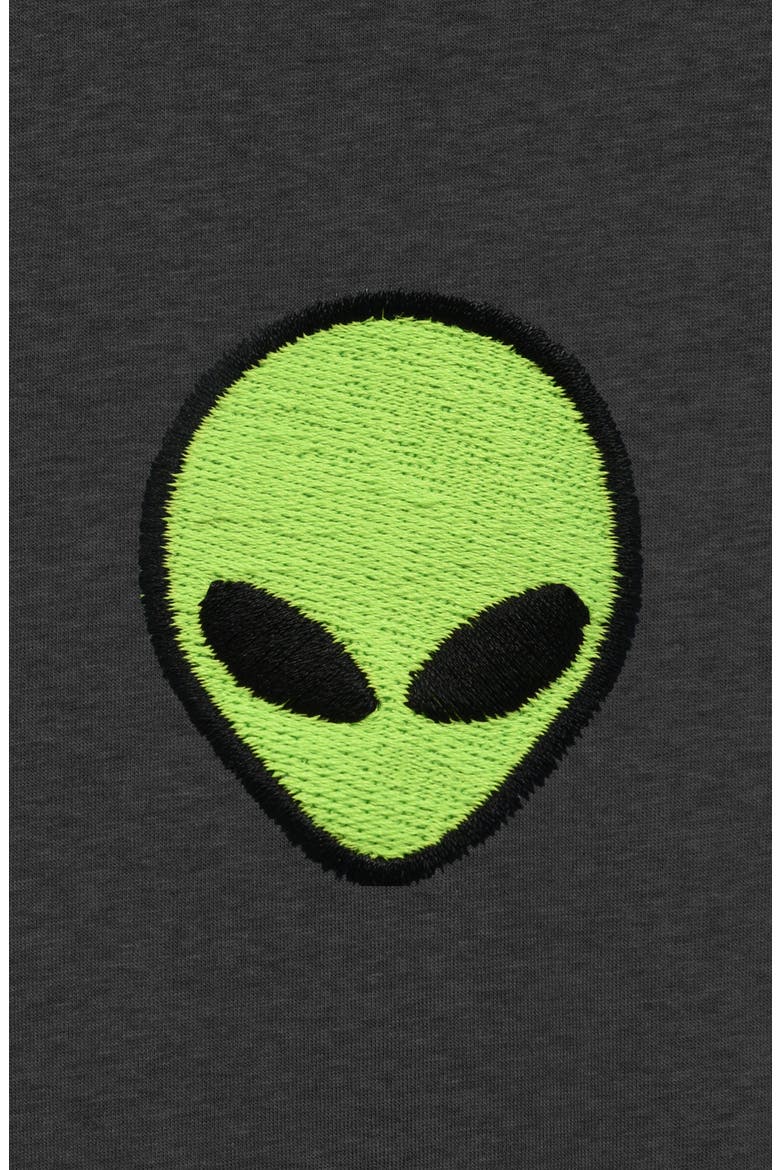 Mens Alien Heavyweight Tee, Alternate, color, Charcoal Htr