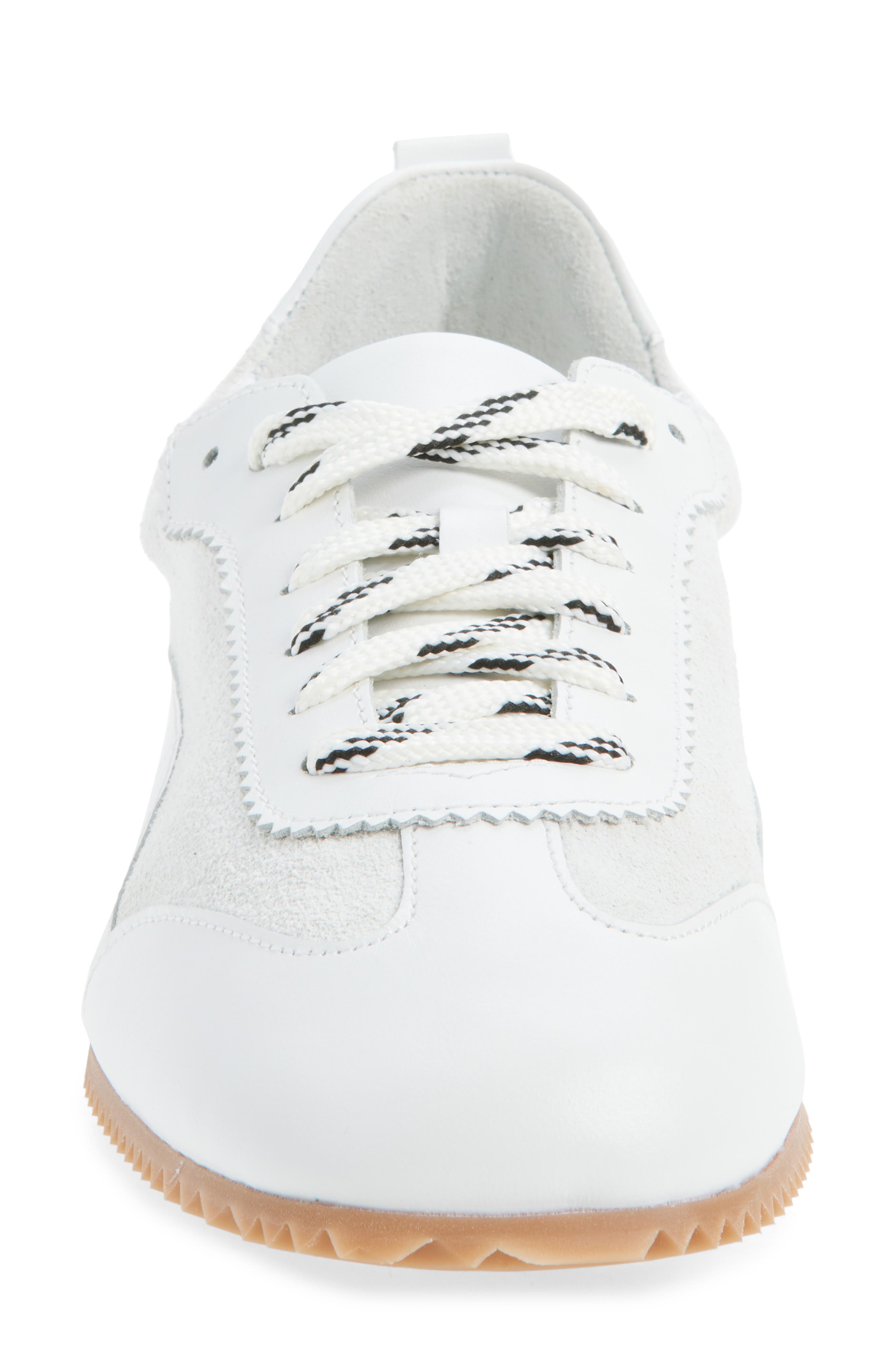 Freda Salvador Minnie Ballet Sneaker, Alternate, color, Milk Calf Combo
