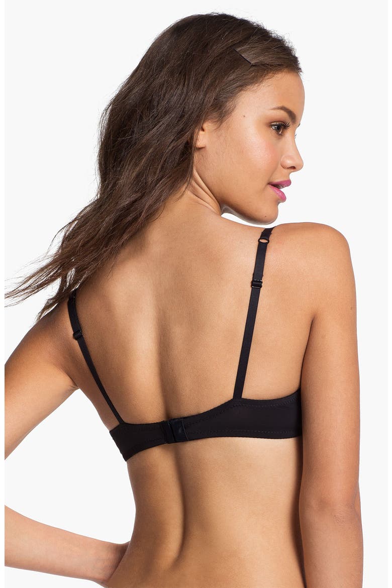 'Jayme' Underwire T-Shirt Bra, Alternate, color, BLACK