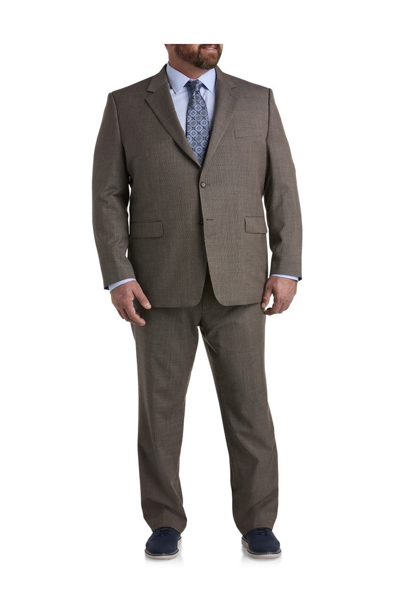 JV Reflex Micro Grid Suit Jacket, Alternate, color, Tan