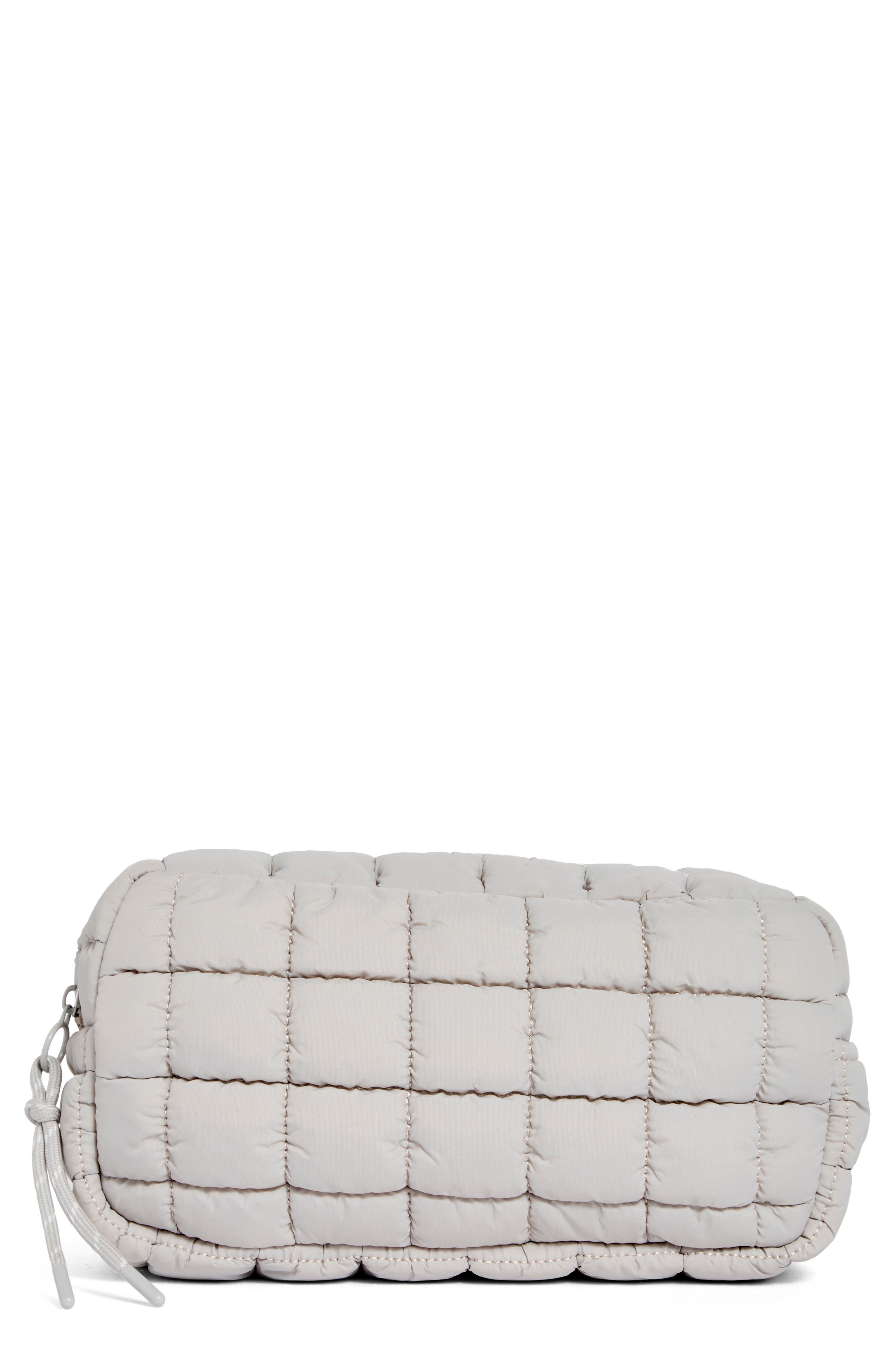 URBAN EXPRESSIONS HANDBAGS Quilted Nylon Cosmetic Pouch