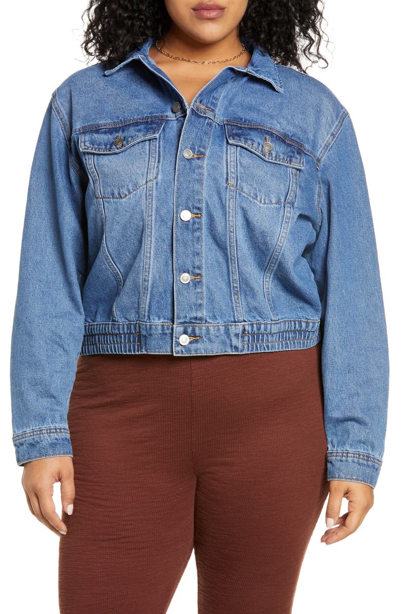 BP. Denim Jacket, Alternate, color,