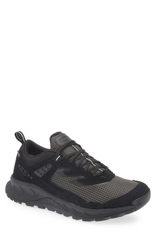 Keen Hightrail Exp Waterproof Hiking Sneaker In Black/magnet