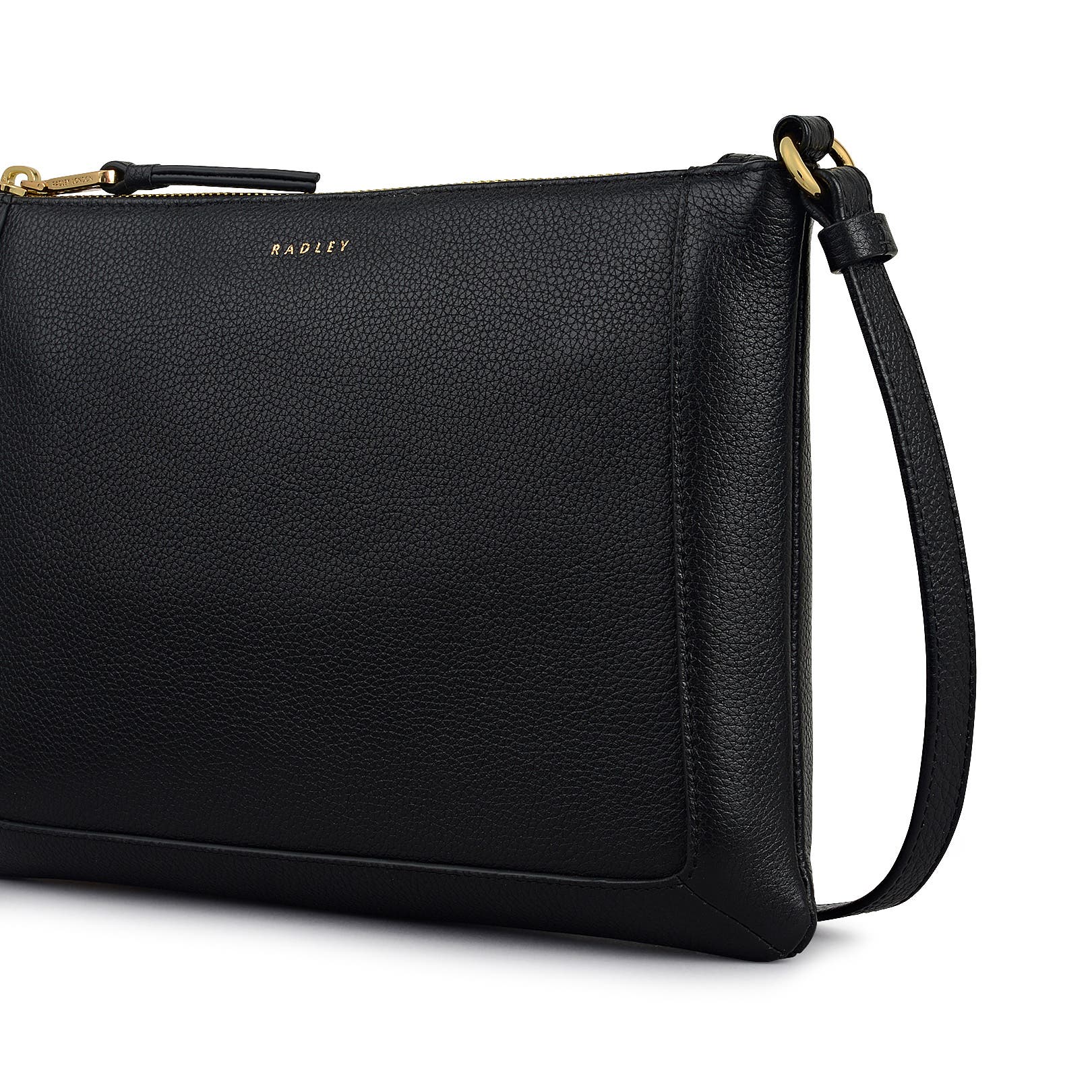 Radley Kew Way Small Ziptop Crossbody Bag, Alternate, color, Black