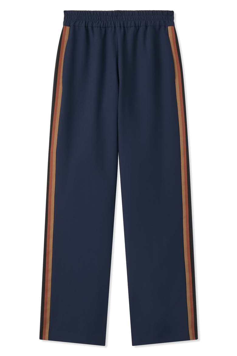 Cecile Stripe Wide Leg Pants, Alternate, color, NAVY MULTI