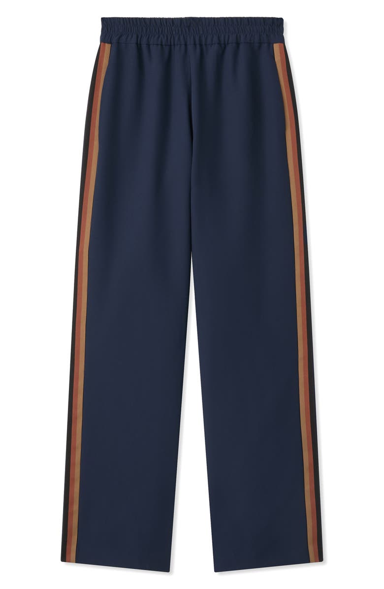 LK Bennett Cecile Stripe Wide Leg Pants, Alternate, color, Navy Multi