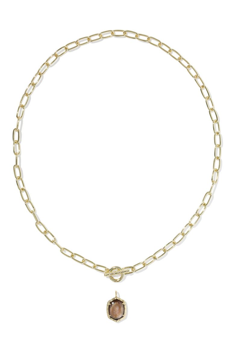 Daphne Toggle Necklace, Alternate, color, GOLD BROWN MOTHER OF PEARL