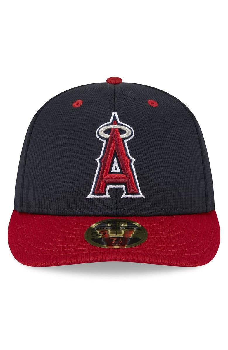 New Era Men's New Era  Navy Los Angeles Angels 2025 Batting Practice Low Profile 59FIFTY Fitted Hat, Alternate, color, 